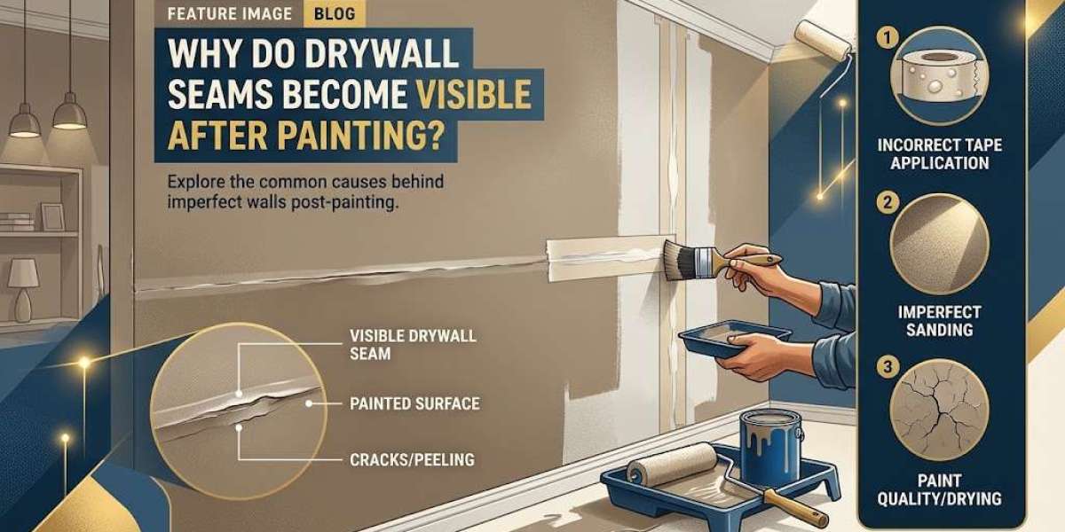 Why Do Drywall Seams Become Visible After Painting?